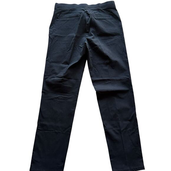 Womens Pants Size Small Black Pull On Stretchy Comfy Zipper Pockets Professional - Picture 2 of 8